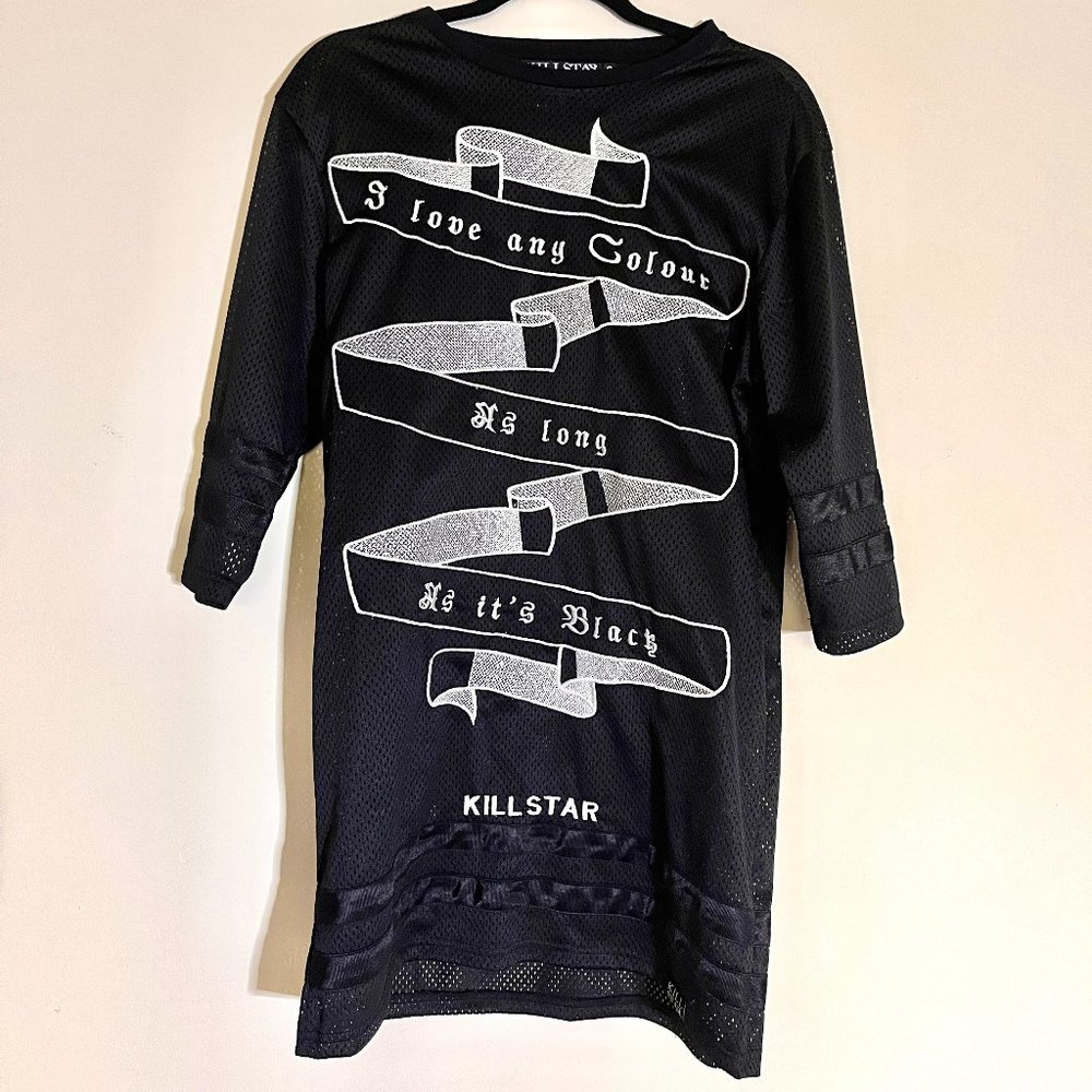 KILLSTAR "I Love Any Colour As Long As It's Black" Hockey Dress
